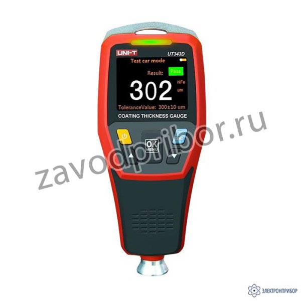 UNI-T UT343D — измеритель толщины ЛКП на магнитных и немагнитных металлах