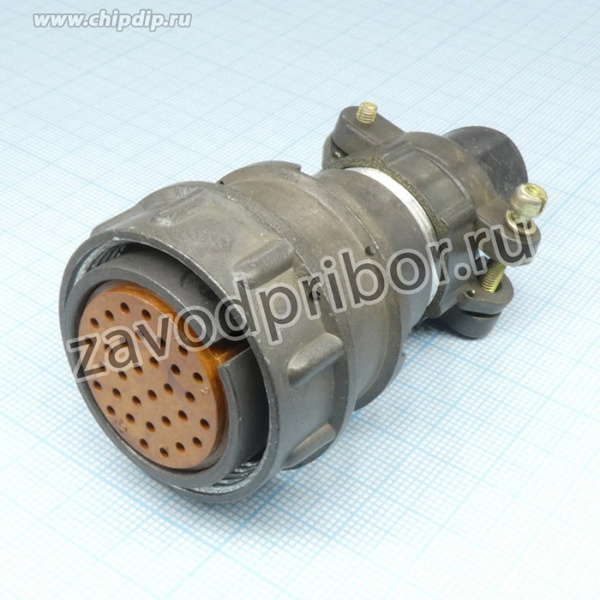 2РМТ30КПН32Г1В1В, розетка кабельная с прямым патрубком, гайкой для неэкранированного кабеля 2011 год