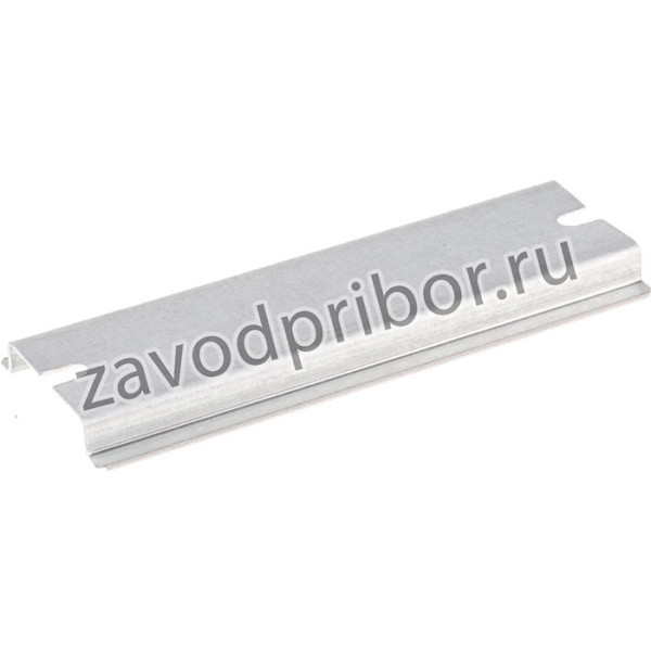 MIV 10 DIN-35 rail, Steel Unperforated DIN Rail, Top Hat Compatible, 100mm x 35mm x 7.5mm