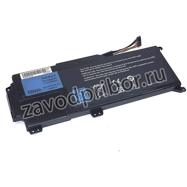 Аккумуляторная батарея для ноутбука Dell XPS 14Z 14.8V 58Wh черная OEM