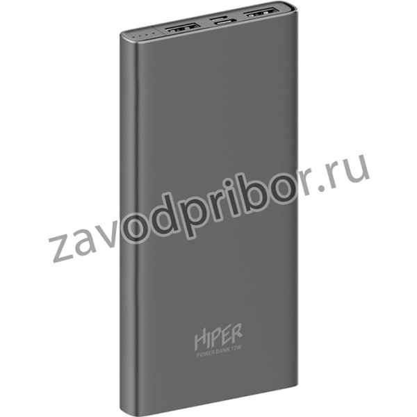 Внешний аккумулятор HIPER Metal 10k space grey 10000 мА-ч