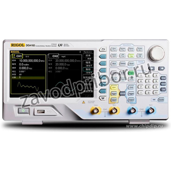 DG4102, Генератор сигналов произвольной формы 2 канала 100 МГц(Госреестр РФ)