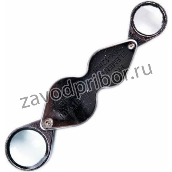 лупа ювелирная двойная 10x18x20 321310