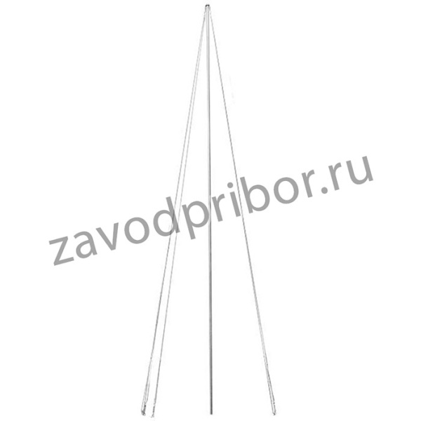 Мачта молниеприемная d40мм L5000 с оттяжками St PROxima EKF lp-5000-40-st