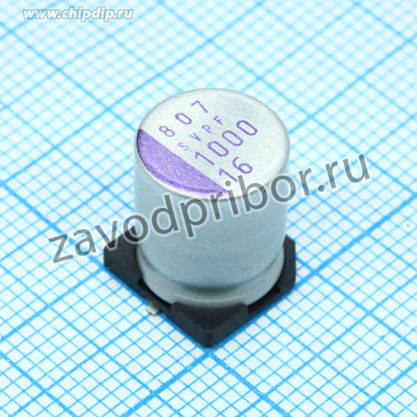 16SVPF1000M, (SMD эл-лит 16V 1000uF /10*12.6/105°С)