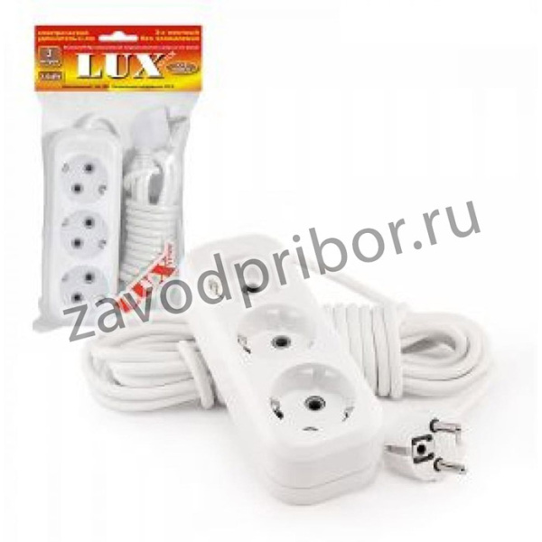 Сетевой удл-ль У3-Е 3-местный с з/к, 250В 16А, 10м 4606400414674