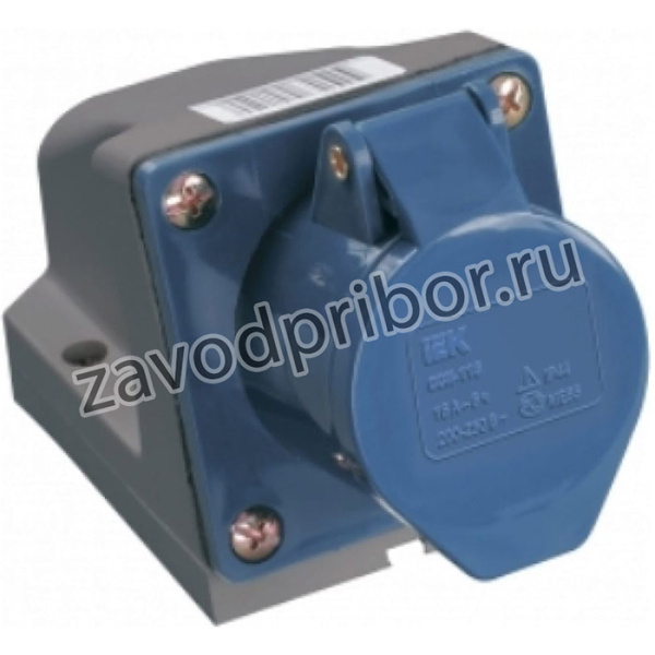 Розетка наруж. уст. 32А 2P+Е 220В IP44 123 ИЭК PSR11-032-3