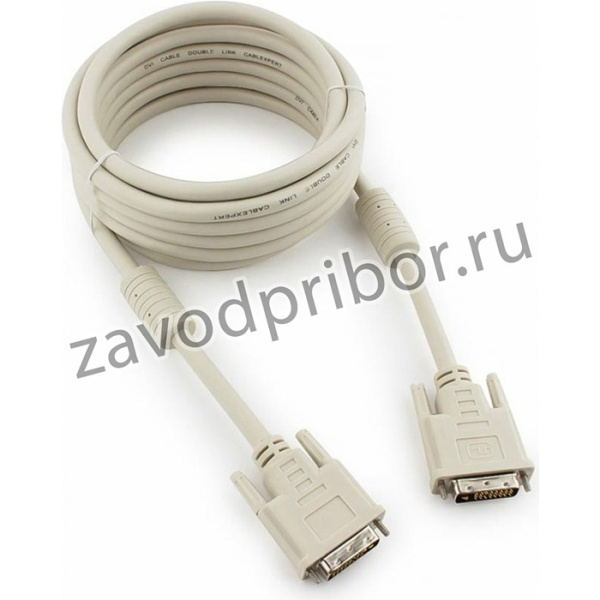 Кабель DVI-D dual link CC-DVI2-15, 25M/25M, 4.5м, экран, ферритовые кольца, пакет CC-DVI2-15