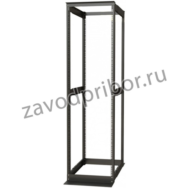 01 Открытая стойка Hyperline, 19-дюймовая (19"), 47U, высота 2426 мм, двухрамная, ширина 550 мм, глубина регулируется 800-1250 мм, цвет черн