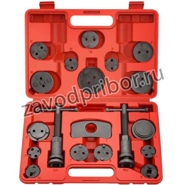 Набор для утапливания поршней тормозных цилиндров GOODKING YP-10019, 19 предметов