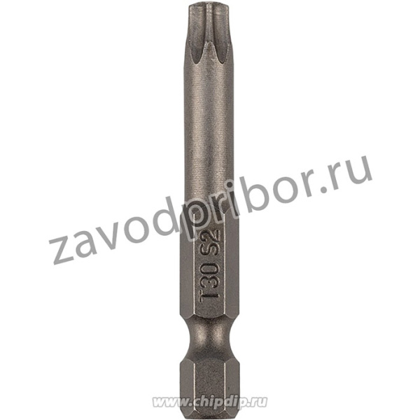 92-0430, Бита Torx T-30*50 мм для шуруповерта сталь S2 (упак. 10 шт.)
