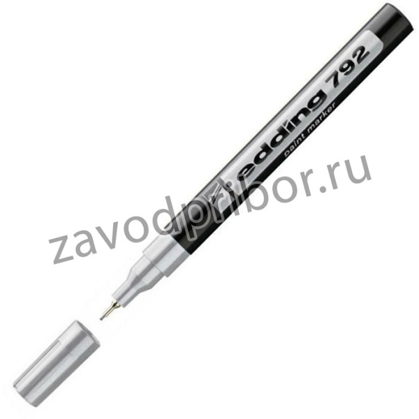 Маркер лаковый EDDING E-792/54 серебряный 0,8мм, пласт. корп