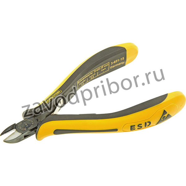BRN-3-651-15, Губцевый, бокорезы,для резки, ESD, 120мм, Резка: без фазы