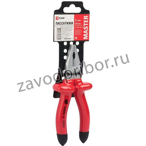 Пассатижи 160мм Master 1000В Basic EKF pas-160-mas-in