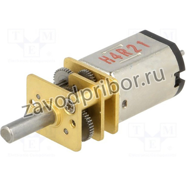 POLOLU-3056, Двигатель: DC, с редуктором, HPCB 12V, 12ВDC, 750мА, Ось: D профиль