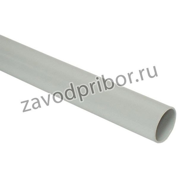 Труба гладкая ПВХ жесткая d25мм сер. (дл.3м) IEK CTR10-025-K41-060I