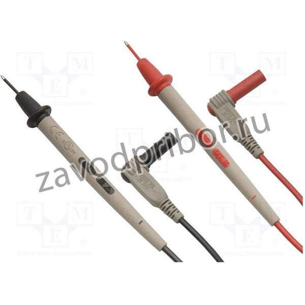 AX-TLS-001B, Комплект измерительных проводов, Iном: 10А, Дл: 1м