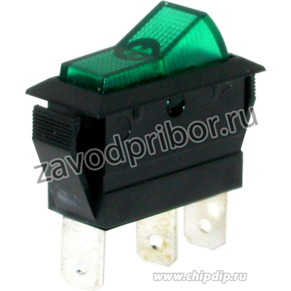 ASW-09-102 (зеленый), Переключатель ON-ON 12B/20A