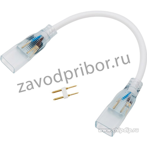 134-006, Коннектор для двухстороннего гибкого неона 8х16 мм, длина 20 см (цена за 1 шт.)