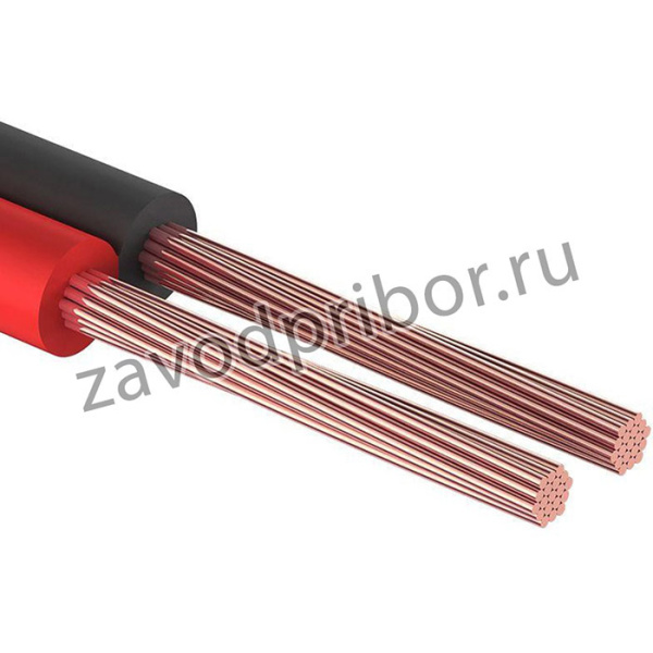 Кабель Stereo 2х0.75 Red/Black бухта (м) PROCONNECT 01-6104-6