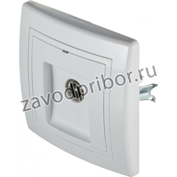 Розетка для антенны PRESTIGE TV, белая 612I.00 113036