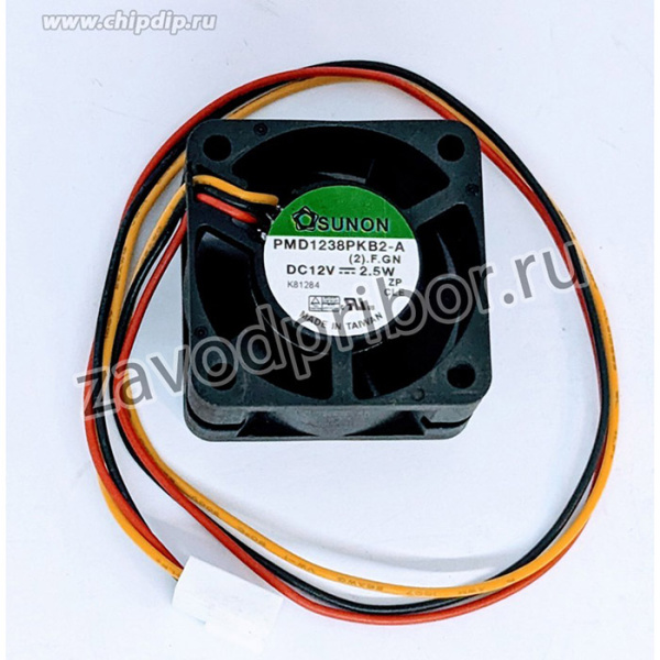 Вентилятор Sunon PMD1238PKB2-A 12V 2.5W 0.21A 38x20мм 3pin