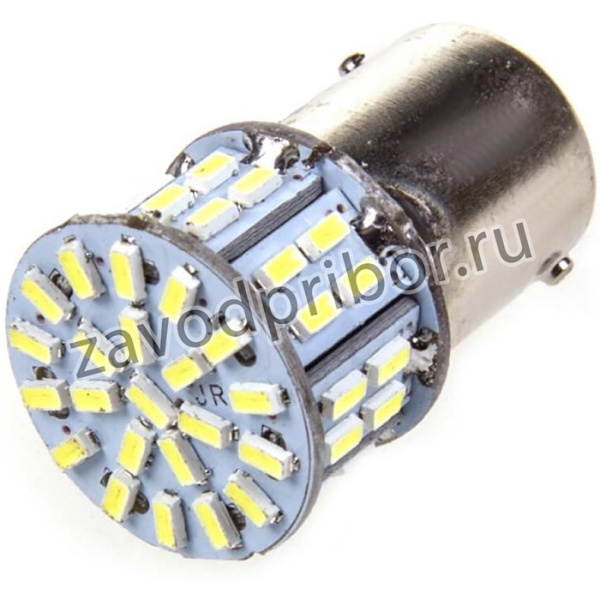 Автолампа диод S25 P21W 24V 50 SMD диодов BA15s 1-конт белая S08202025