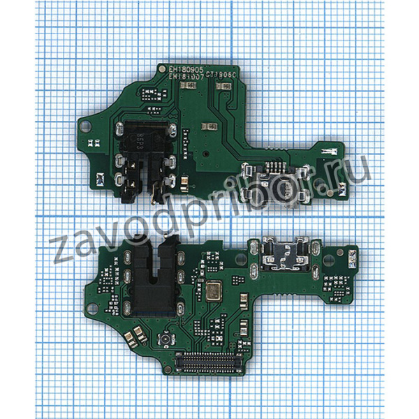 Шлейф разъема питания с микрофоном для Huawei Honor 8X