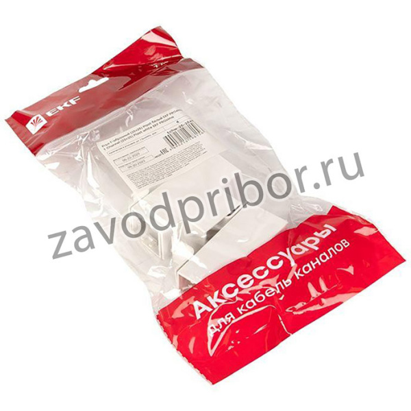 Угол T-образный 25х25 бел. Plast PROxima (уп.4шт) EKF tchw-25-25x4