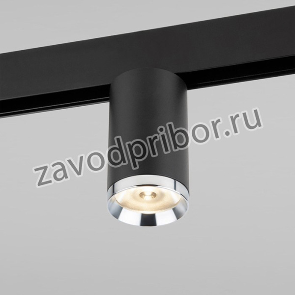 Slim Magnetic R06 Трековый светильник 10W 4200K Ringe (черный/серебро) 85506/01
