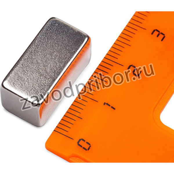 Неодимовый магнит прямоугольник 10х10х20 мм