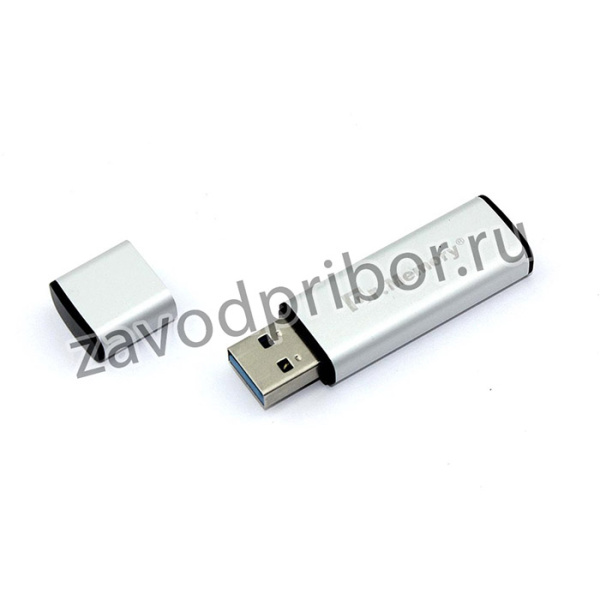 Флешка USB Dr. Memory 009 32Гб, USB 3.0, серебристый