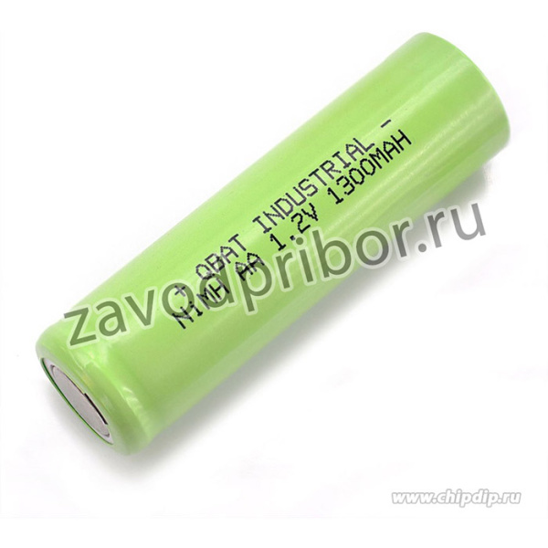 INDUSTRIAL H-AA1300, Аккумулятор промышленный NiMH(АА/HR06), 1300mAh 1.2В, 14,5*49,0mm(1шт.)