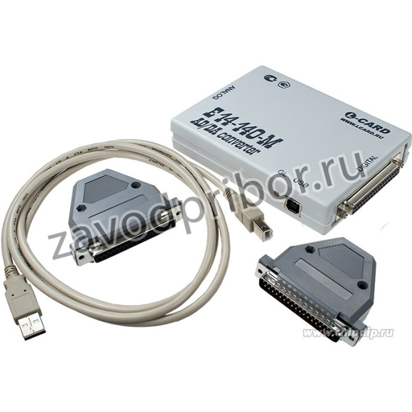 E14-140-M, Внешний модуль АЦП/ЦАП на шину USB (Госреестр РФ)