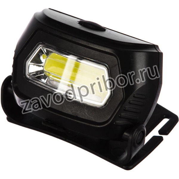 LED5359 фонарь налобн.аккум 5В черный COB 3 Ватт, 3 реж.,пласт.,бокс 13803