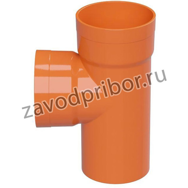 Тройник для гофр. двустен. труб 90град. d75 DKC 020075