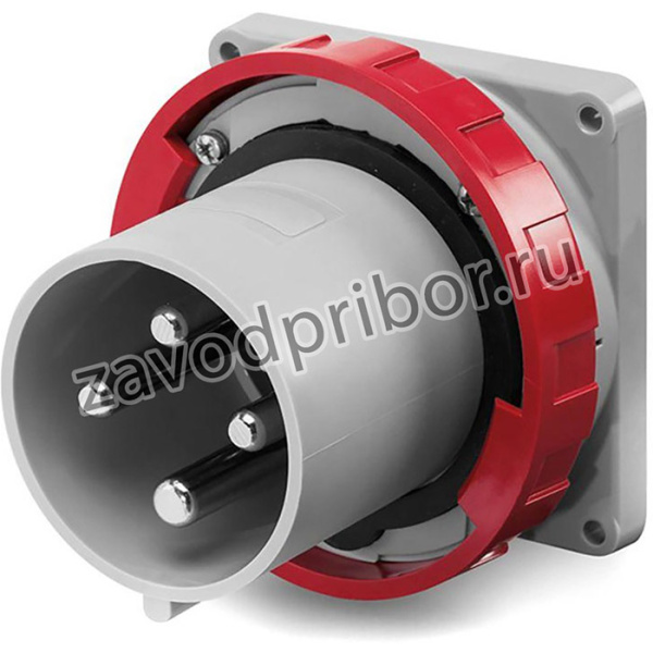 Вилка скрыт. уст. прямая 63А 3P+E 400В IP67 DKC DIS2466396
