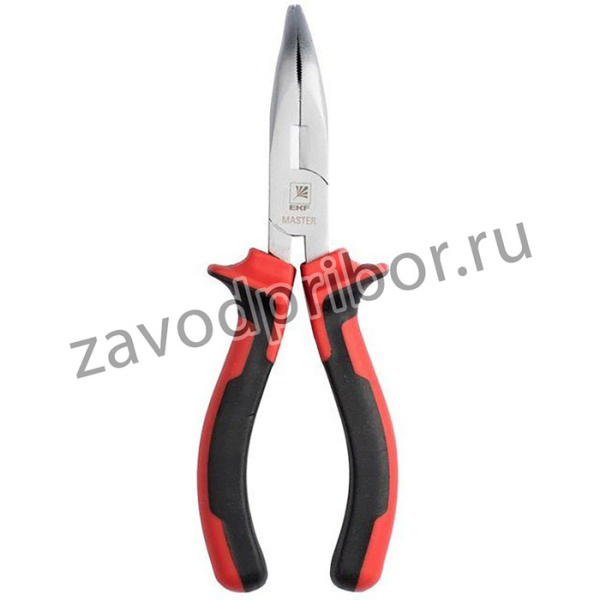 Длинногубцы изогнутые 160мм Master Basic EKF dgi-160-mas