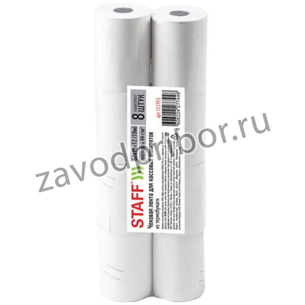 Чековая лента ТЕРМОБУМ КОМПЛЕКТ 8шт, Basic 111953