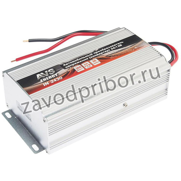 43898, Преобразователь напряжения (инвертор) 24-12V 30А AVS