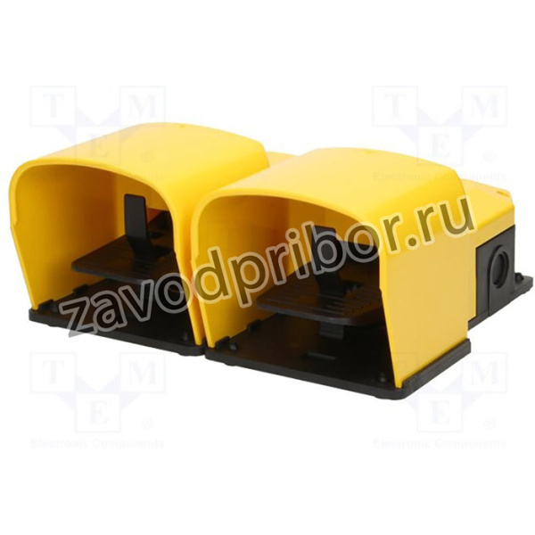 PC2-2, Переключатель: ножной, Фикс.пол: 1, (SPST-NO + SPST-NC) x2, IP65