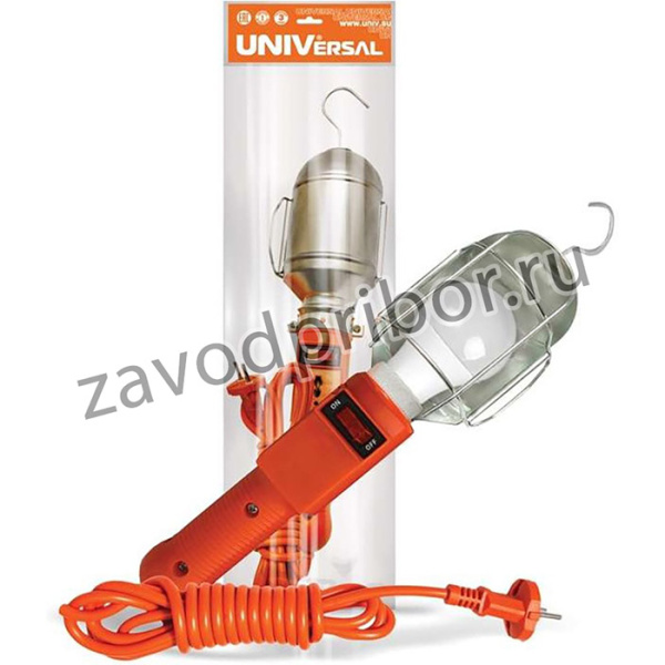 Светильник переносной ПВС 2х0.75 с выкл. 7м 220В UNIVersal 966U-0107