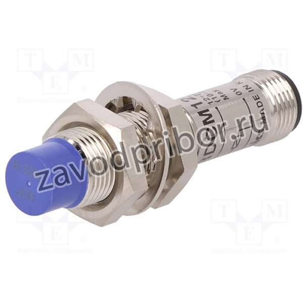 PRDCM12-8DP, Датчик индуктивный, Конф.выхода PNP / NO, 0-8мм, 10-30ВDC, М12