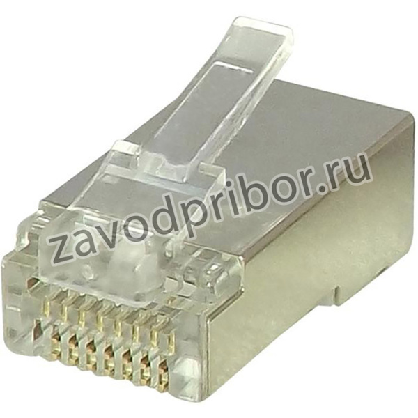 PXSPDY5S#100, Модульный разъем, RJ45 Plug, 1 x 1 (Порт), 8P8C, Cat5e, Монтаж на Кабель