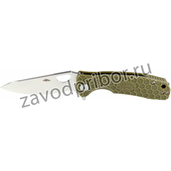 Нож Leaf D2 M с зелёной рукоятью HB1388
