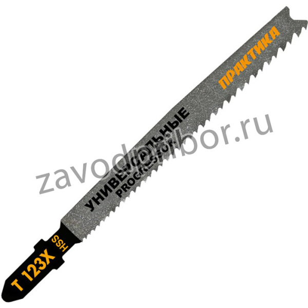 Пилки д/лобзиков T123 X по металлу 2 шт 038-722