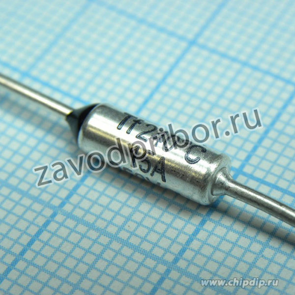 ZH103-240°(15A), (Therm.Fuse ZH103-240°15A), Термопредохранитель аксиальный 240°(15A)