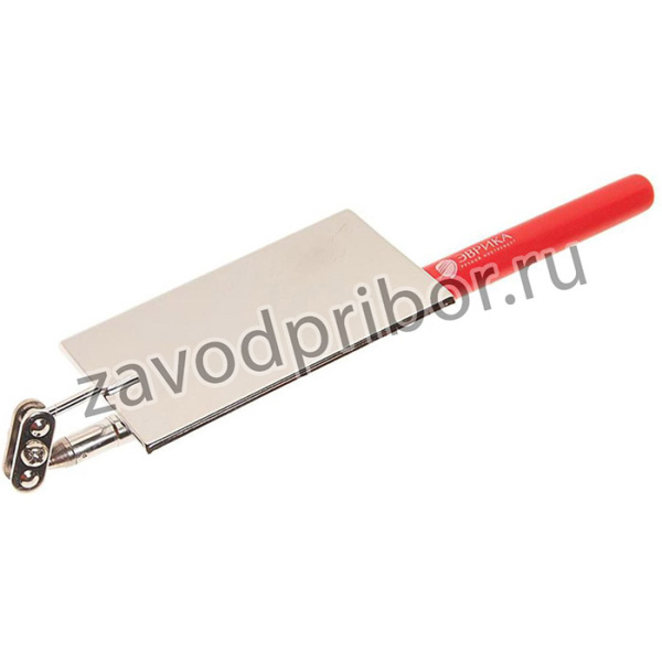 Зеркало досмотра телескопическое прямоугольное с виниловой ручкой 50.8х88.9мм ЭВРИКА