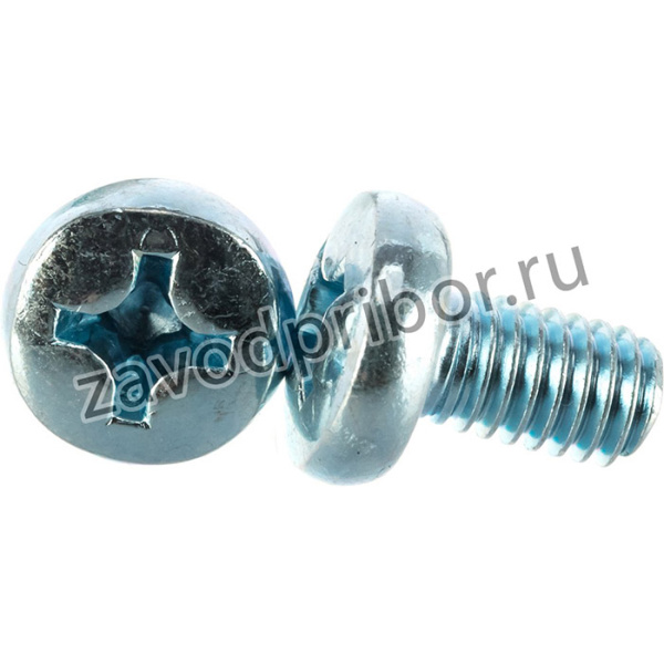 Винт с полуцилиндрической головкой 6x10 DIN 7985, 100 шт. 4690441037725