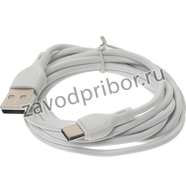 NB200 White, Кабель USB Type C 2м белый XO